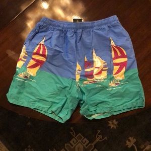 Vintage International Waters Swim Trunks